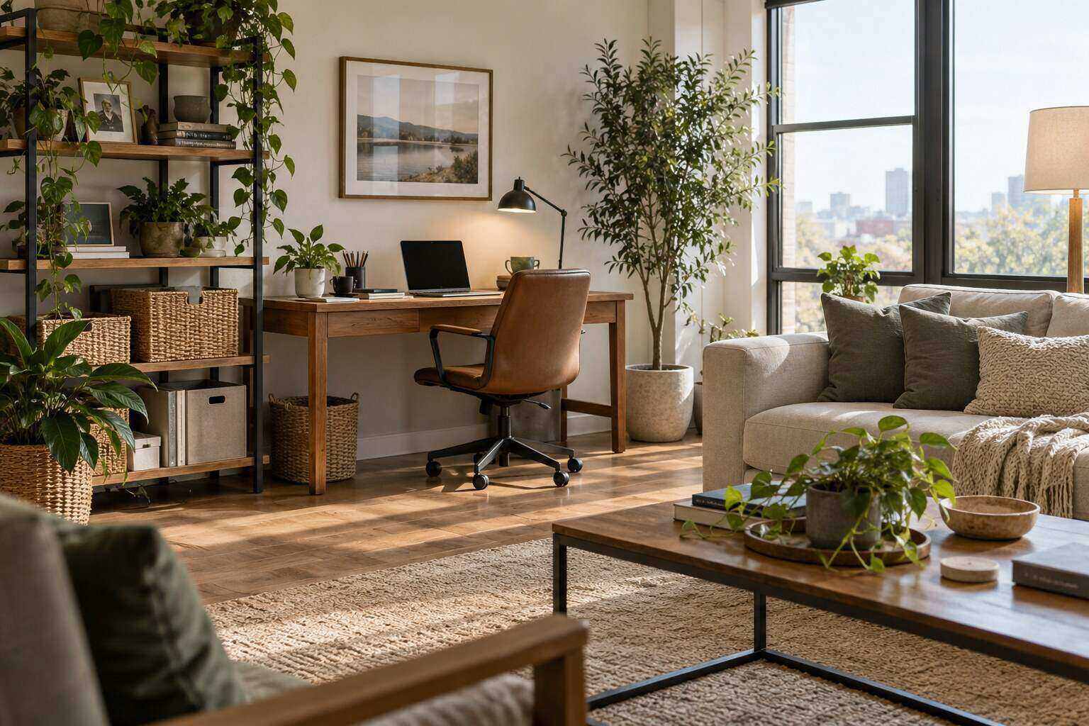 Trier : Aménager un bureau dans un salon
